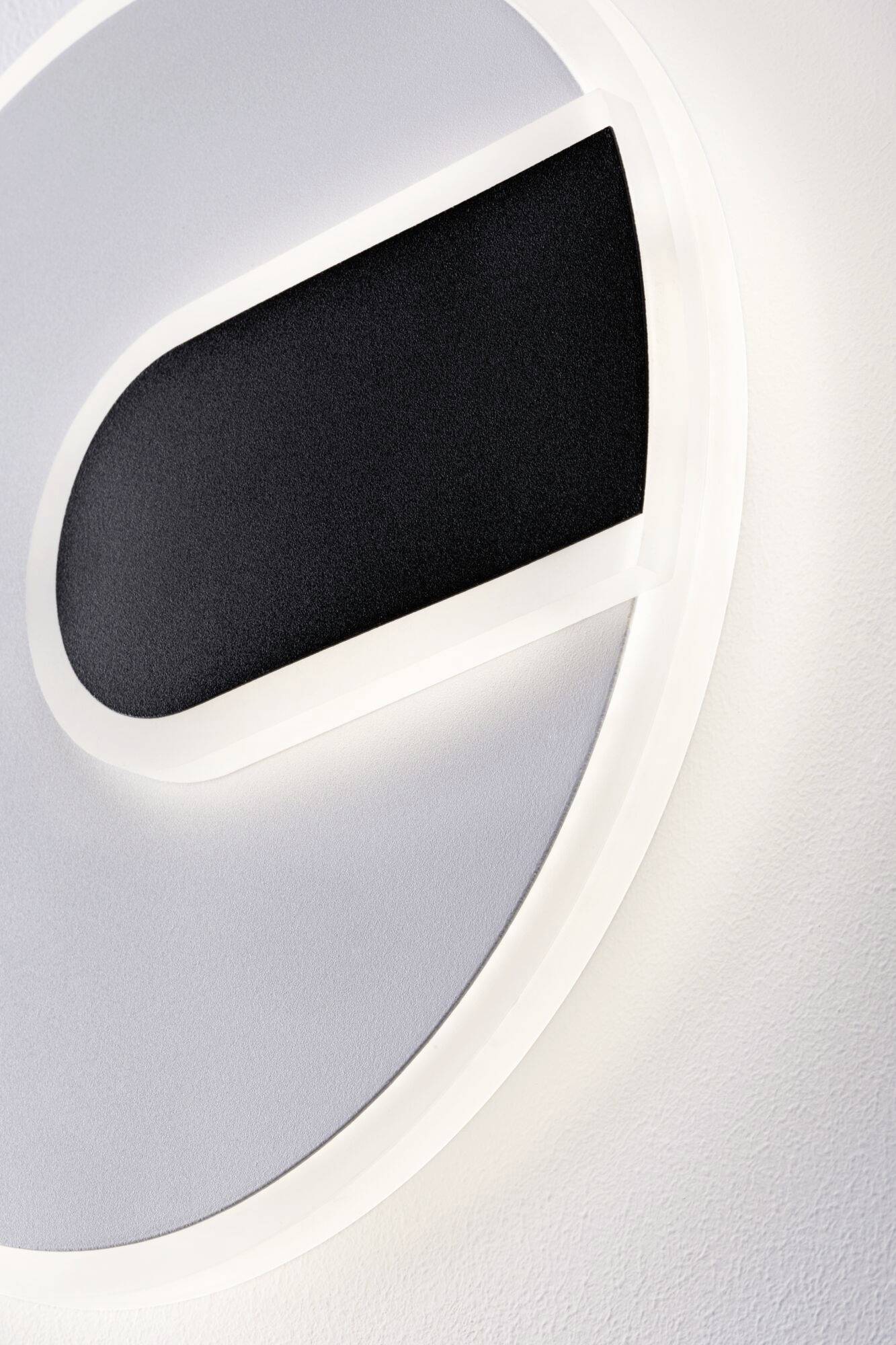 Paulmann 71169 LED-Wandleuchte 9W LED Weiß, Schwarz