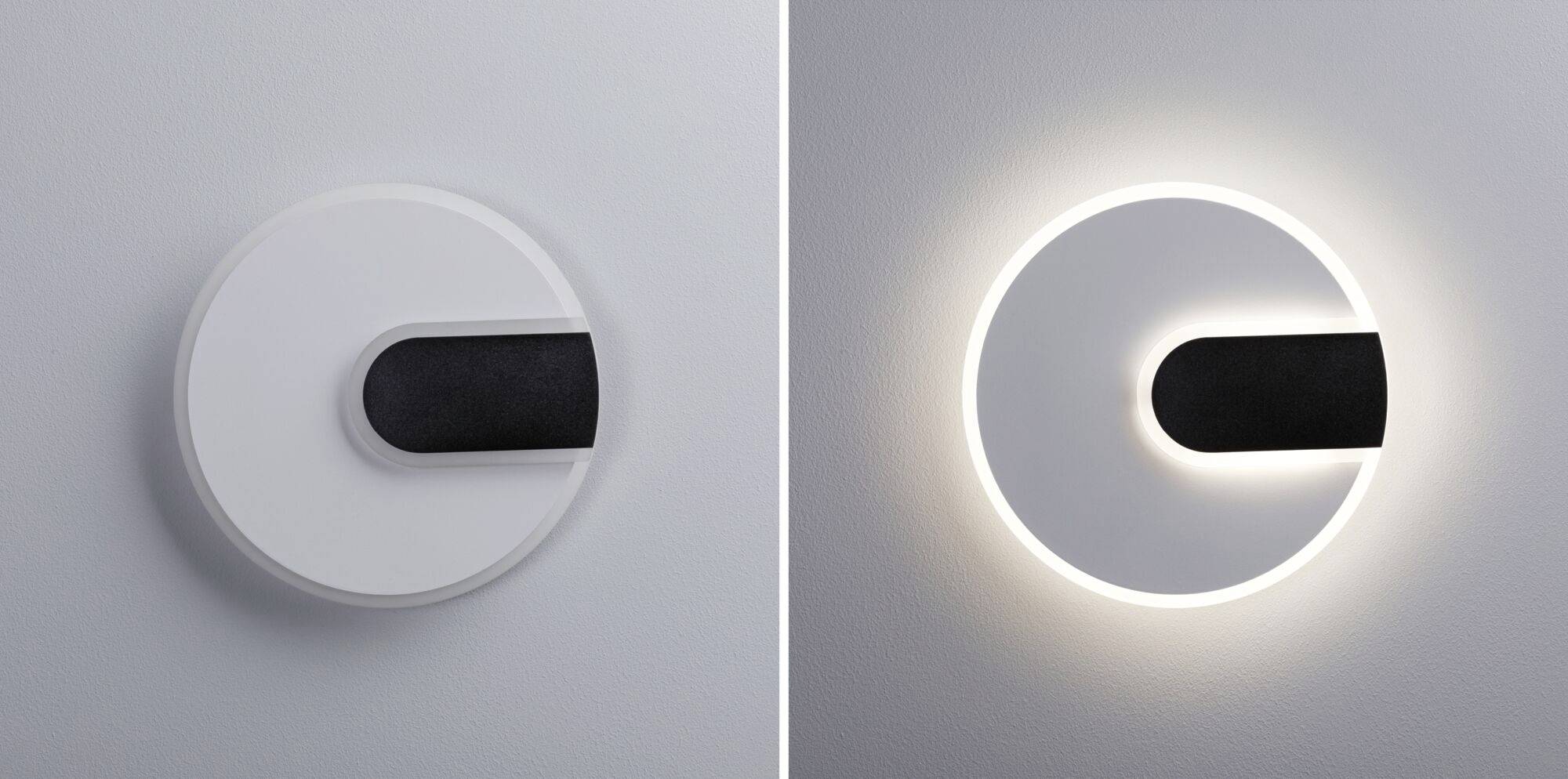 Paulmann 71169 LED-Wandleuchte 9W LED Weiß, Schwarz