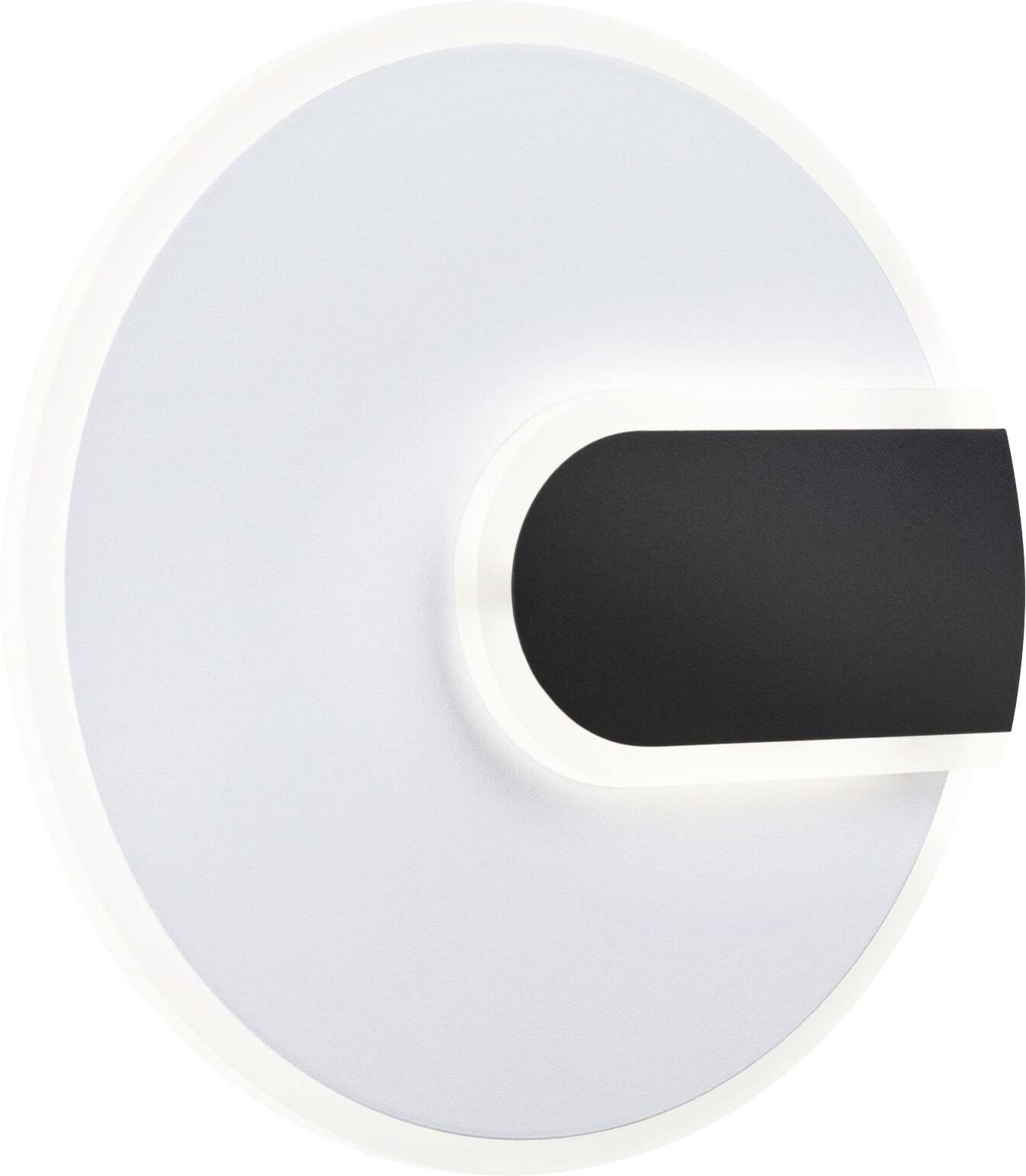 Paulmann 71169 LED-Wandleuchte 9W LED Weiß, Schwarz