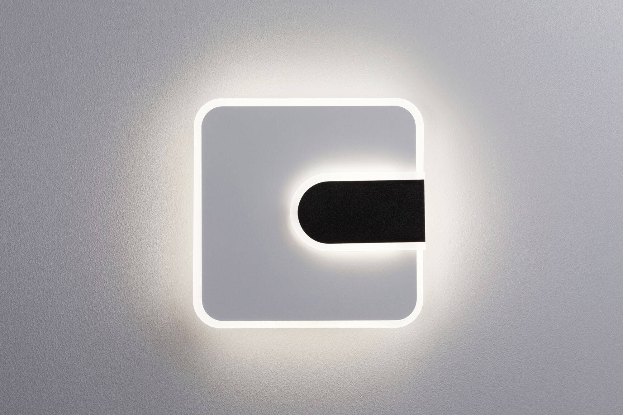 Paulmann 71168 LED-Wandleuchte 12.5W LED Weiß, Schwarz