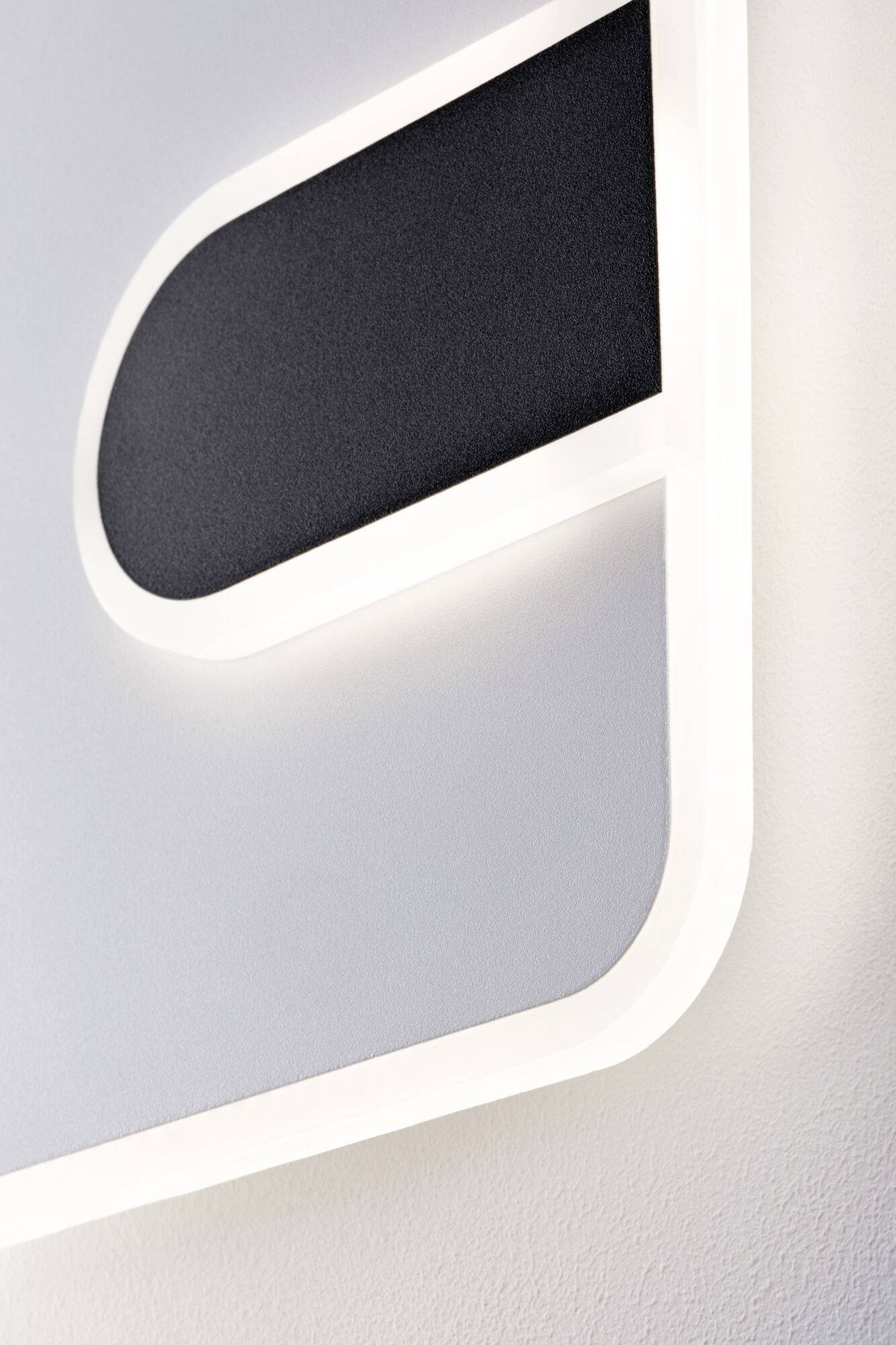 Paulmann 71168 LED-Wandleuchte 12.5W LED Weiß, Schwarz