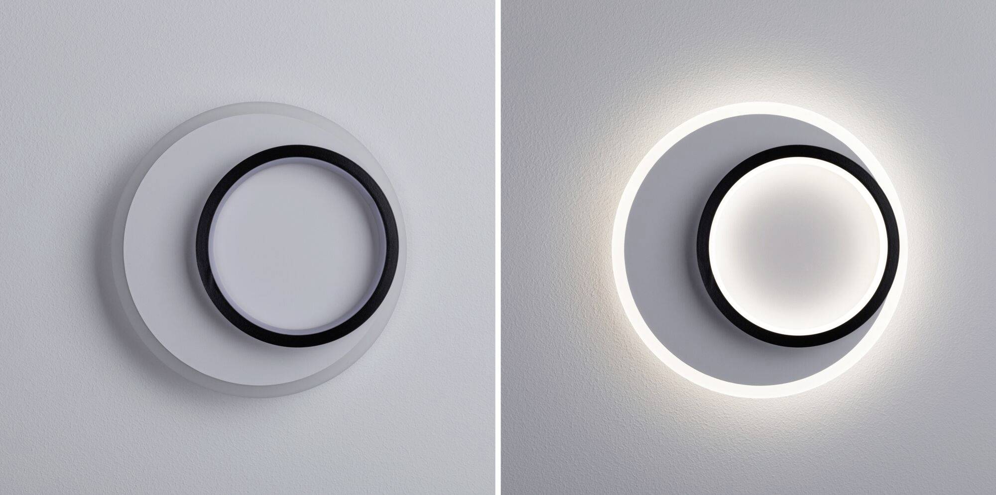 Paulmann 71165 LED-Wandleuchte 9.5W LED Weiß, Schwarz