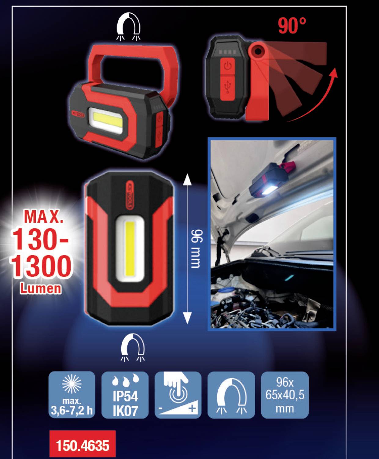 KS Tools 150.4635 Arbeitsleuchte