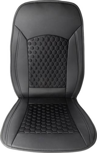 HP Autozubehör 19163 Sitzauflage Premium Sitzauflage Kunstleder Schwarz Fahrersitz, Beifahrersitz