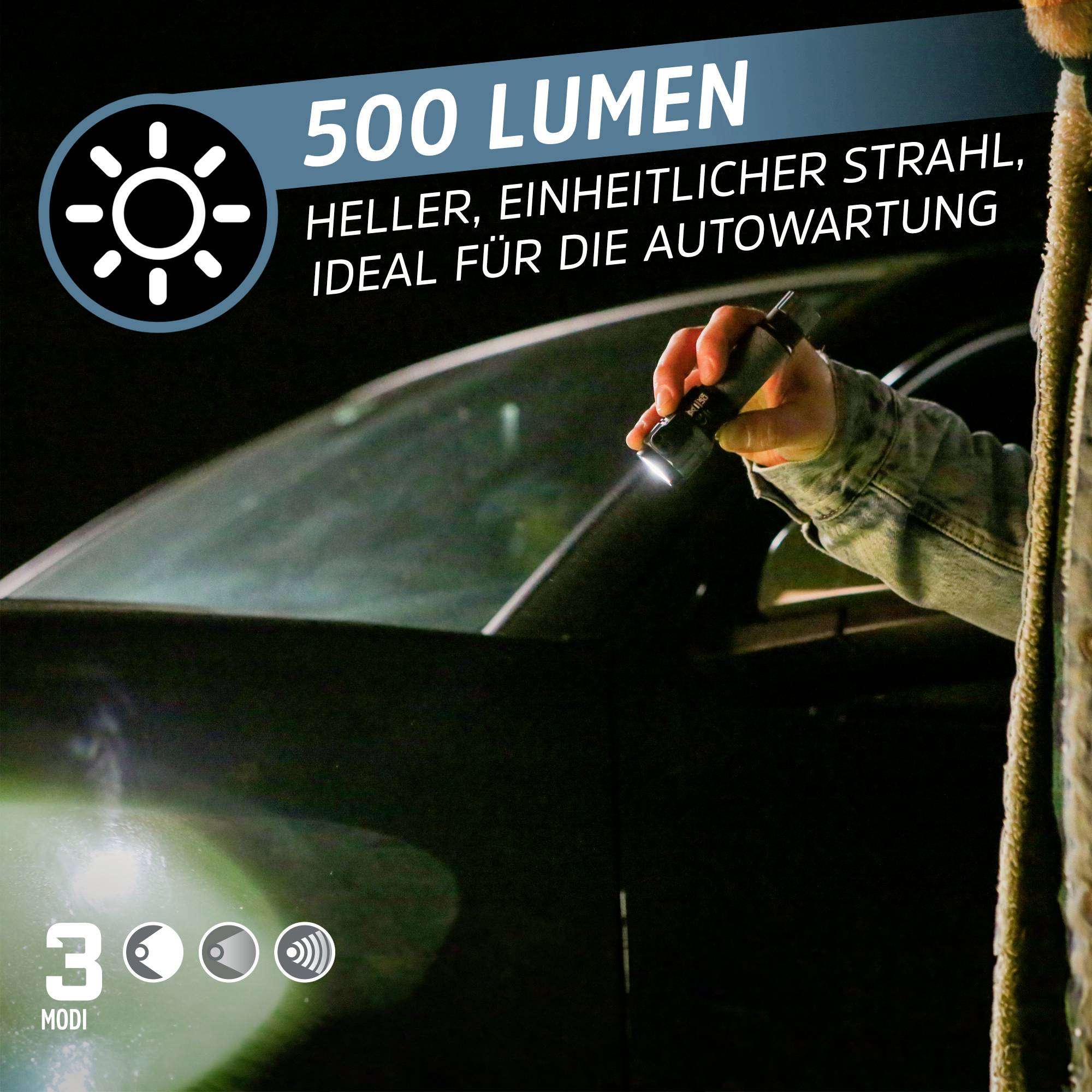 Energizer Auto Metal Light LED Taschenlampe akkubetrieben 500 lm