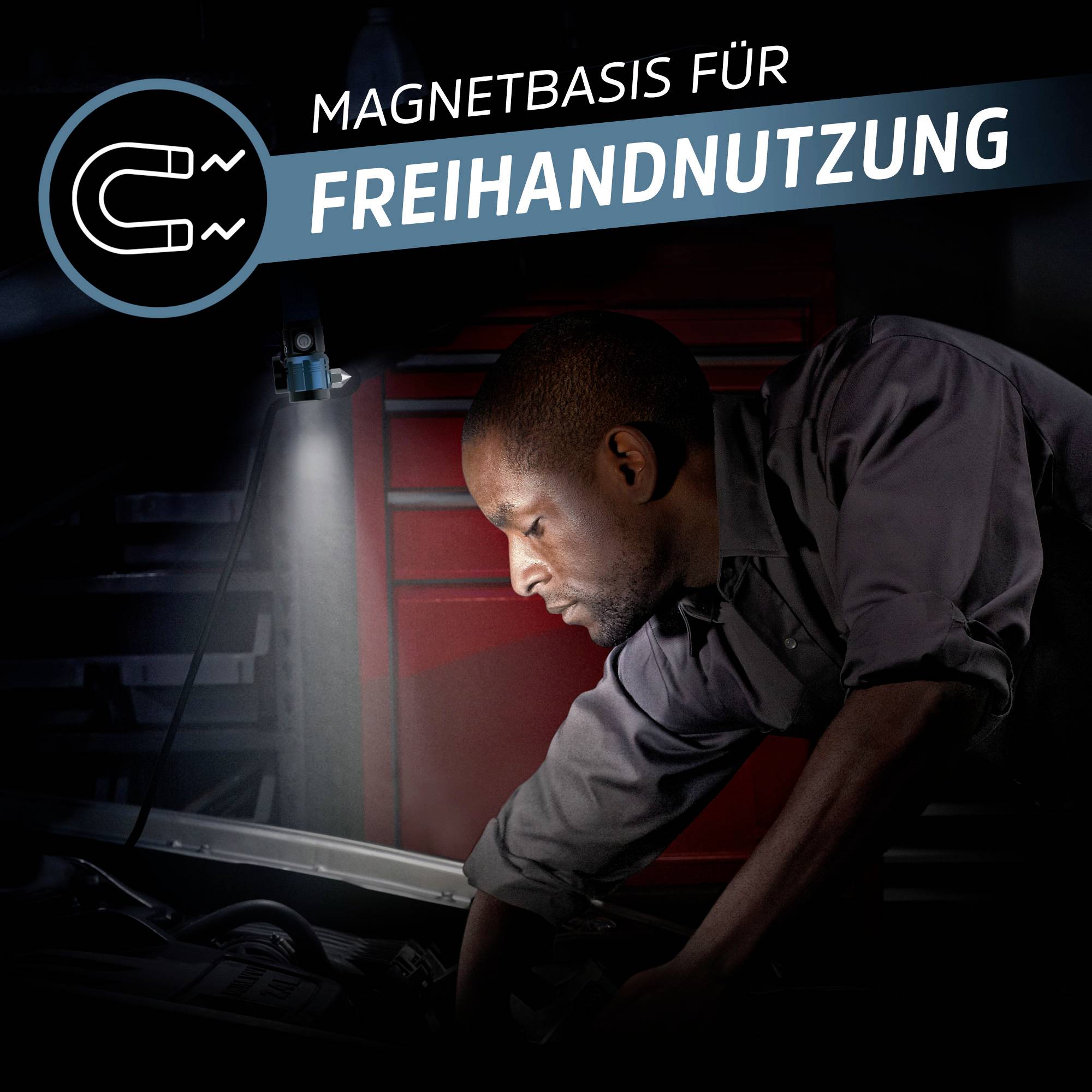 Energizer Auto Metal Light LED Taschenlampe akkubetrieben 500lm