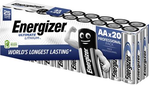 Energizer Ultimate FR6 Mignon (AA)-Batterie Lithium 3000 mAh 1.5 V 20 St.