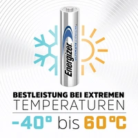Energizer Ultimate FR03 Micro (AAA)-Batterie Lithium 1250 mAh 1.5 V 20 St. Energizer Ultimate FR03 Micro (AAA)-Batterie Lithium 1250 mAh 1.5 V 20 St.