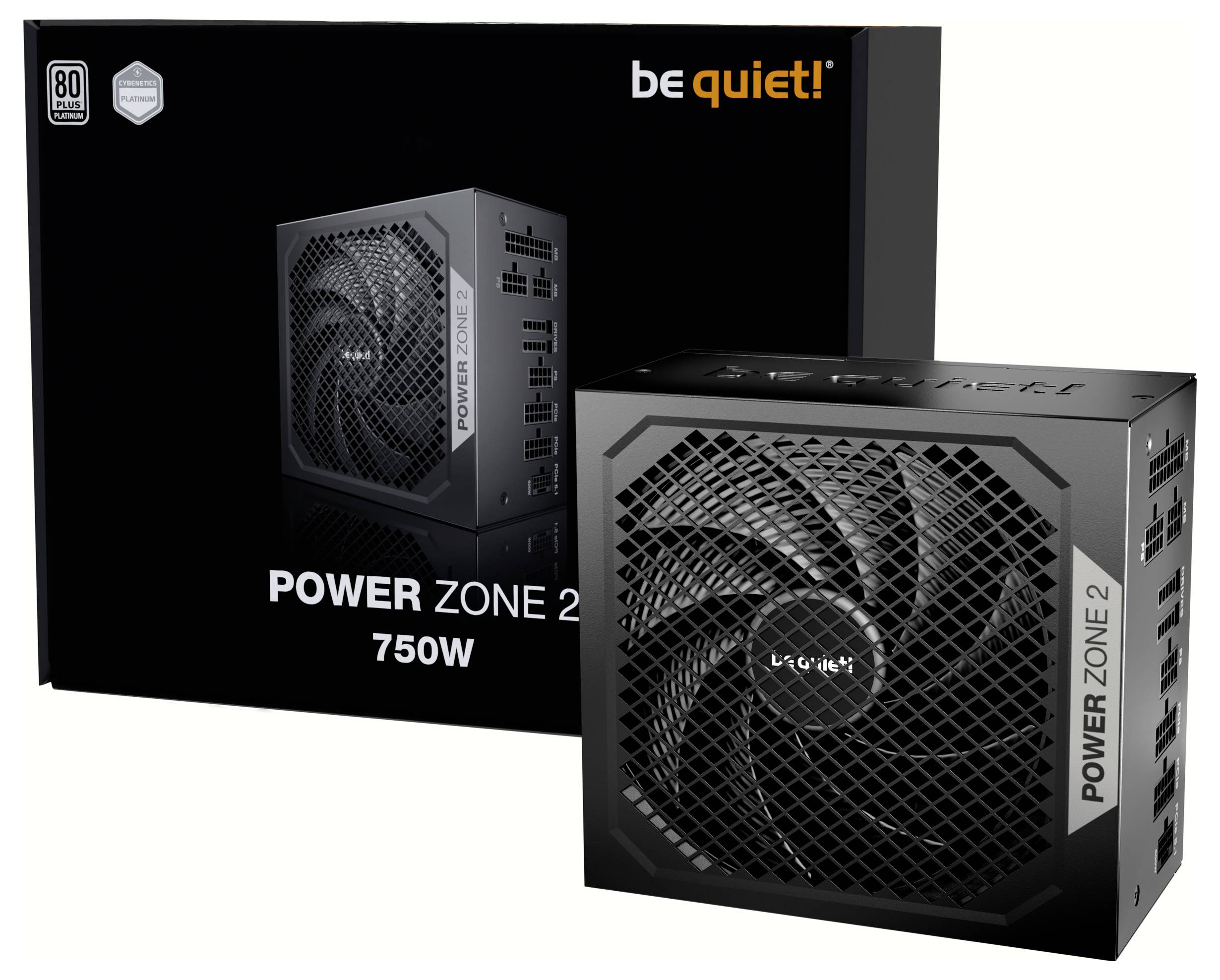 BeQuiet POWER ZONE 2 750W PC Netzteil 750W ATX 80PLUS® Platinum