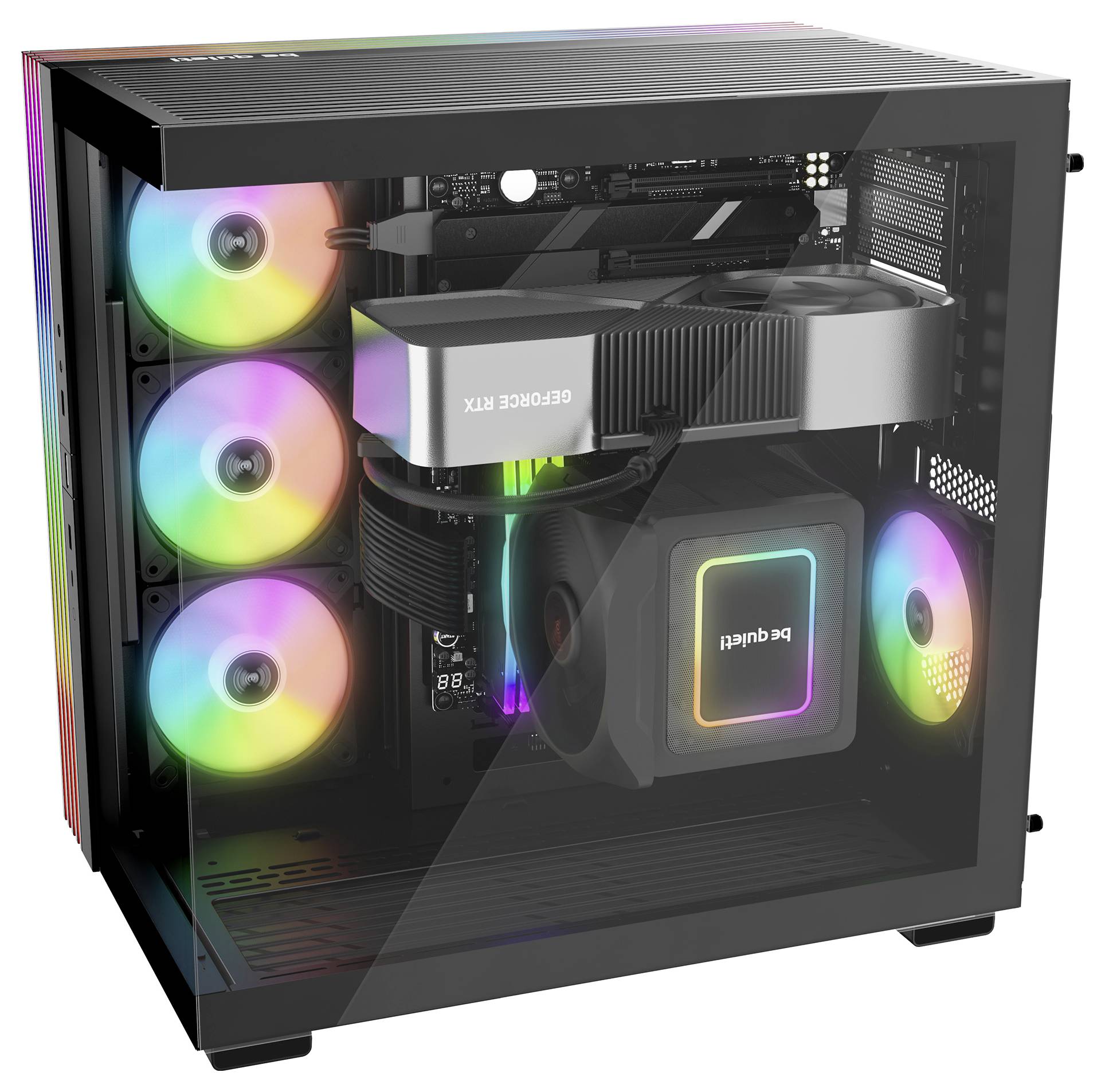 BeQuiet LIGHT BASE 600 DX Black Midi-Tower PC-Gehäuse Schwarz