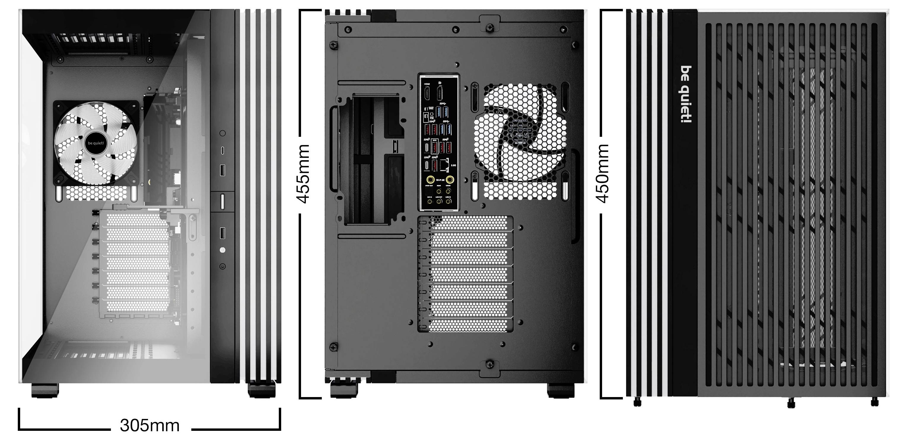BeQuiet LIGHT BASE 600 LX Black Midi-Tower PC-Gehäuse Schwarz