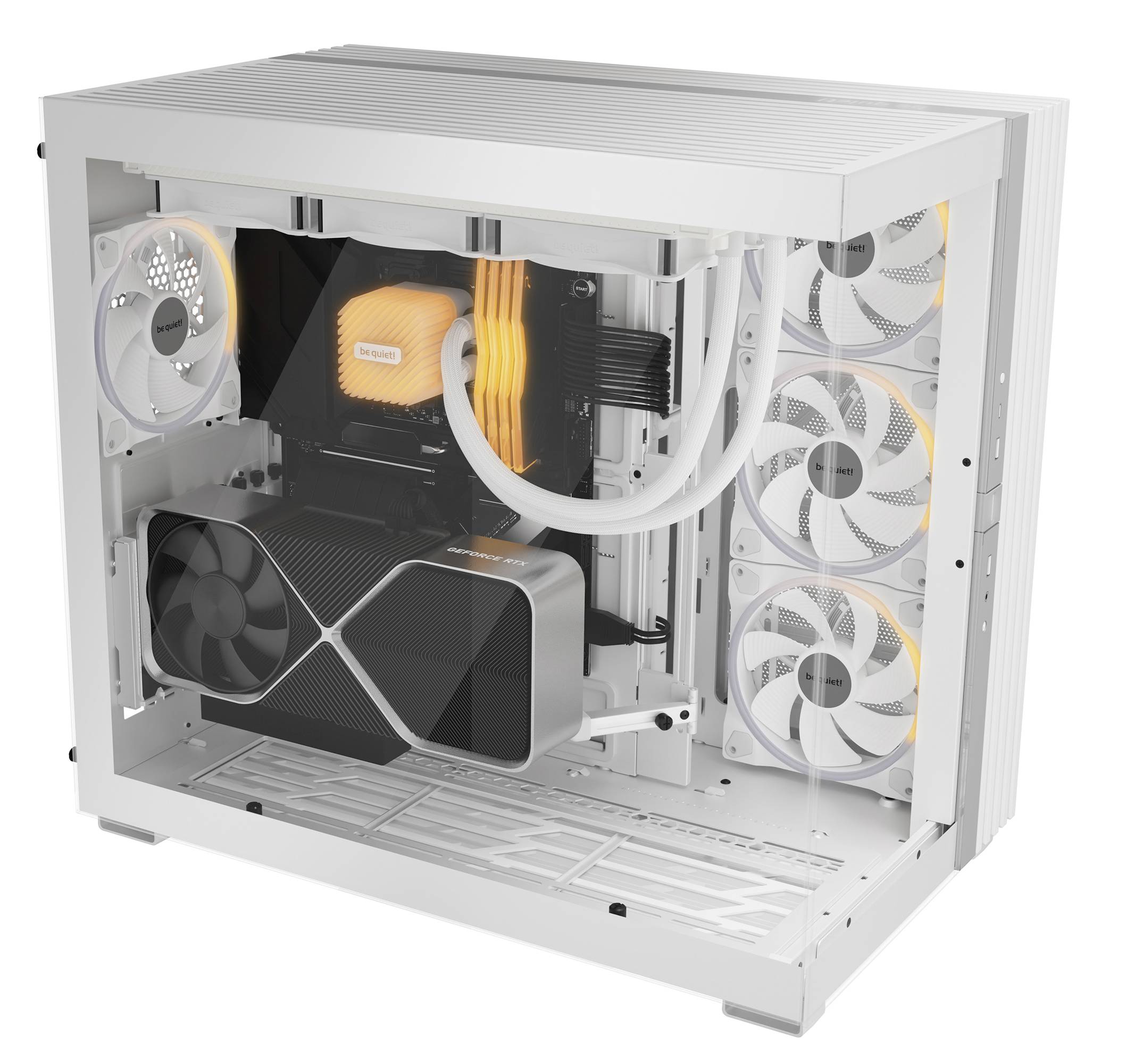 BeQuiet LIGHT BASE 900 DX White Full Tower PC-Gehäuse Weiß