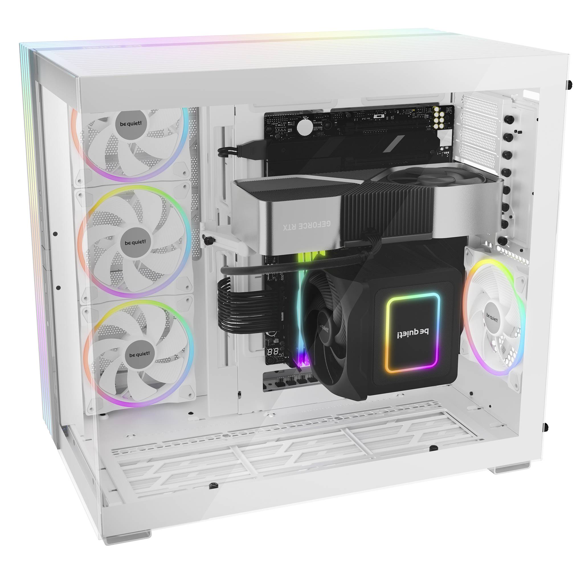 BeQuiet LIGHT BASE 900 DX White Full Tower PC-Gehäuse Weiß