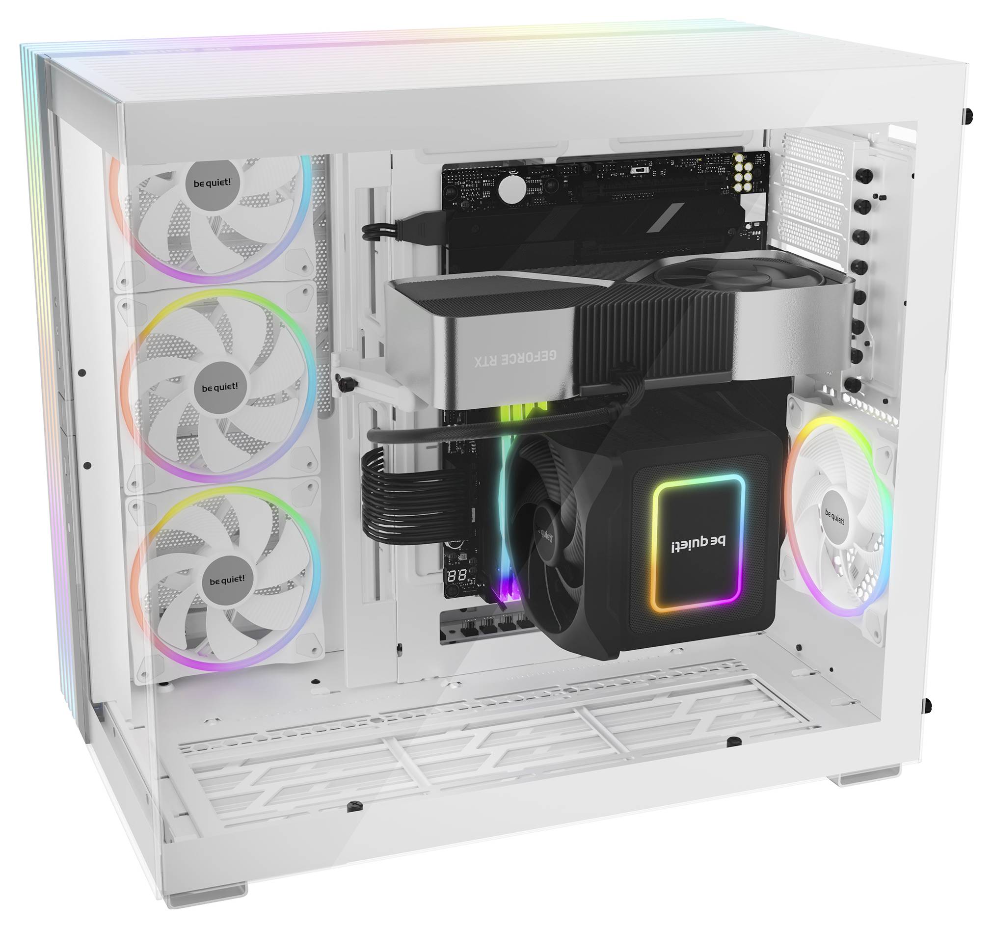 BeQuiet LIGHT BASE 900 DX White Full Tower PC-Gehäuse Weiß
