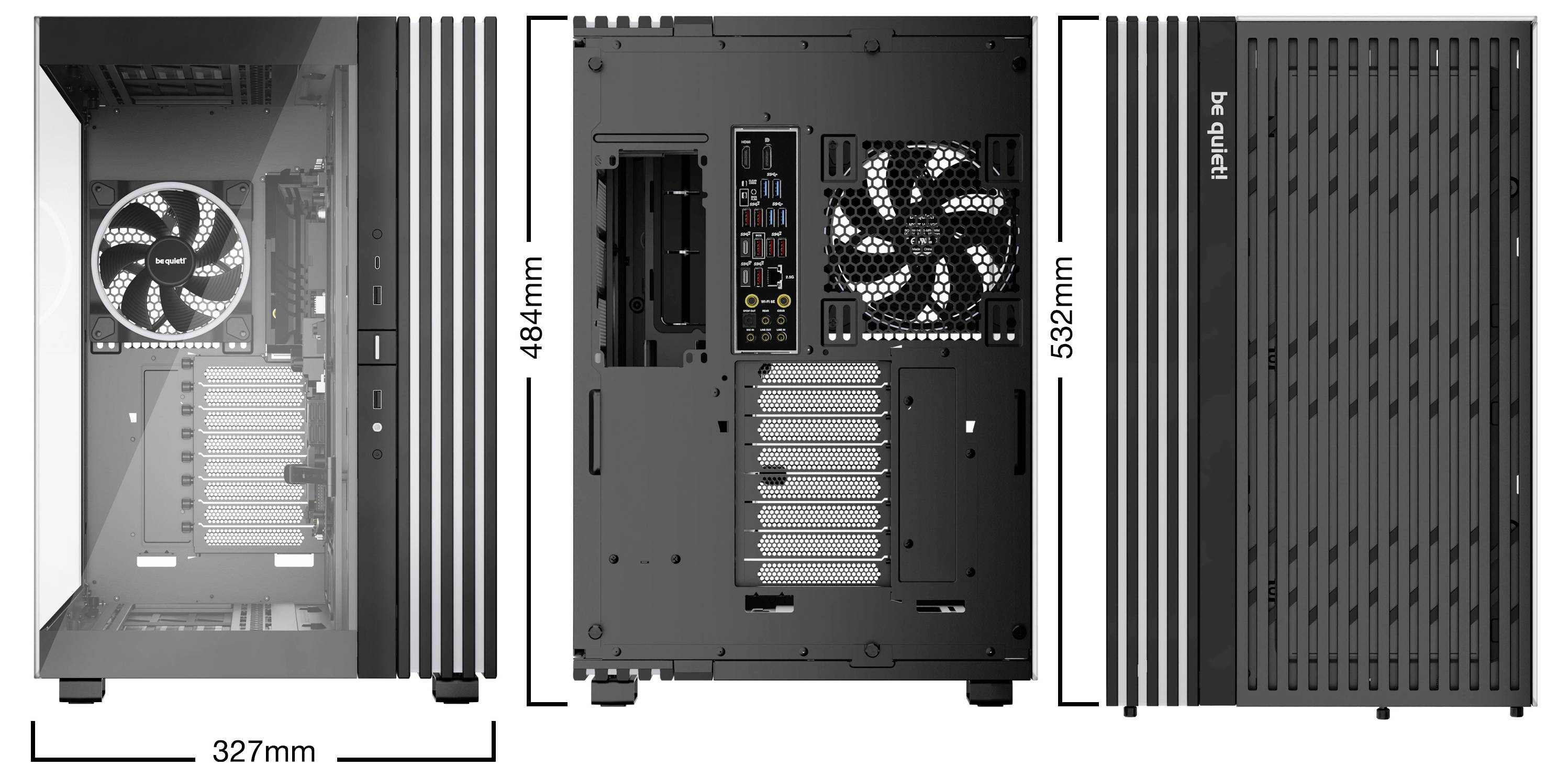 BeQuiet LIGHT BASE 900 FX Black Full Tower PC-Gehäuse Schwarz