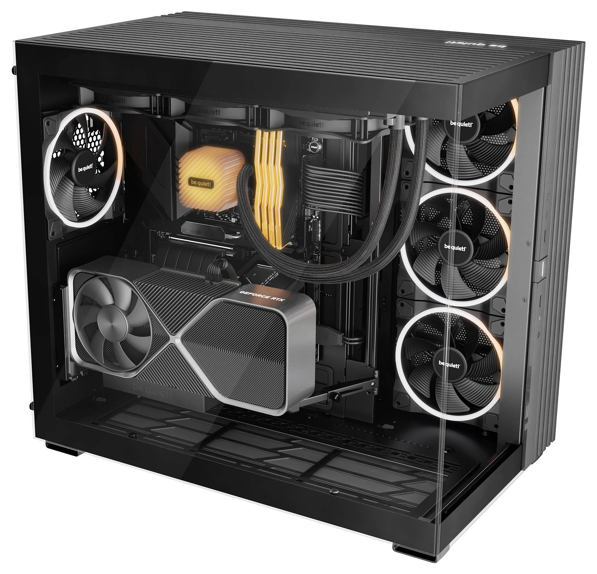 BeQuiet LIGHT BASE 900 FX Black Full Tower PC-Gehäuse Schwarz