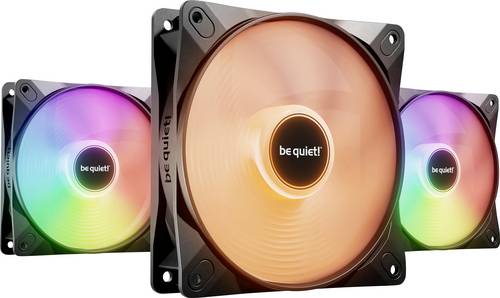 BeQuiet LIGHT WINGS LX 120mm PWM high-speed Triple-Pack PC-Gehäuse-Lüfter Schwarz (B x H x T) 120 x