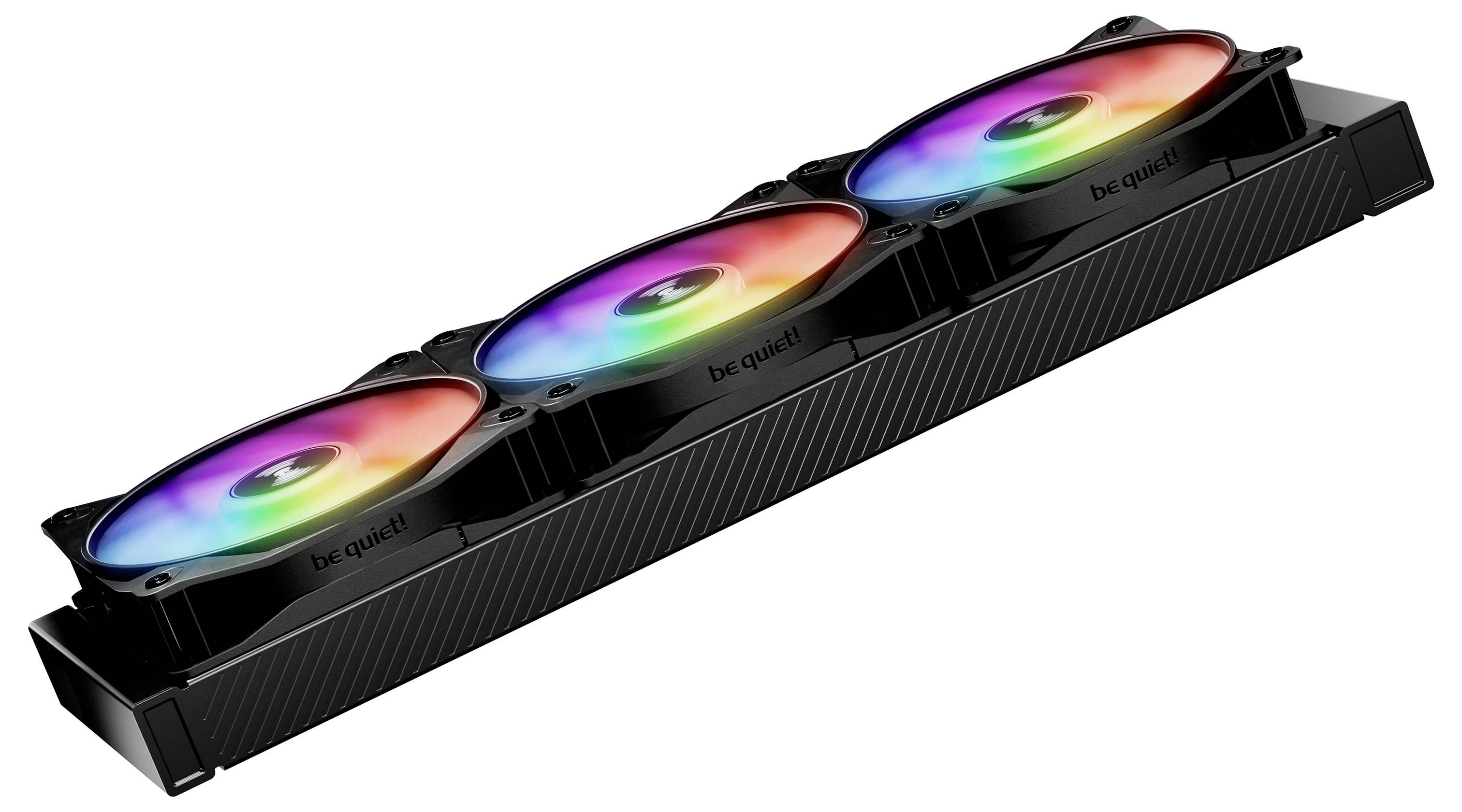 BeQuiet LIGHT WINGS LX 120mm PWM high-speed Triple-Pack PC-Gehäuse-Lüfter Schwarz (B x H x T) 120 x 120 x 25mm inkl