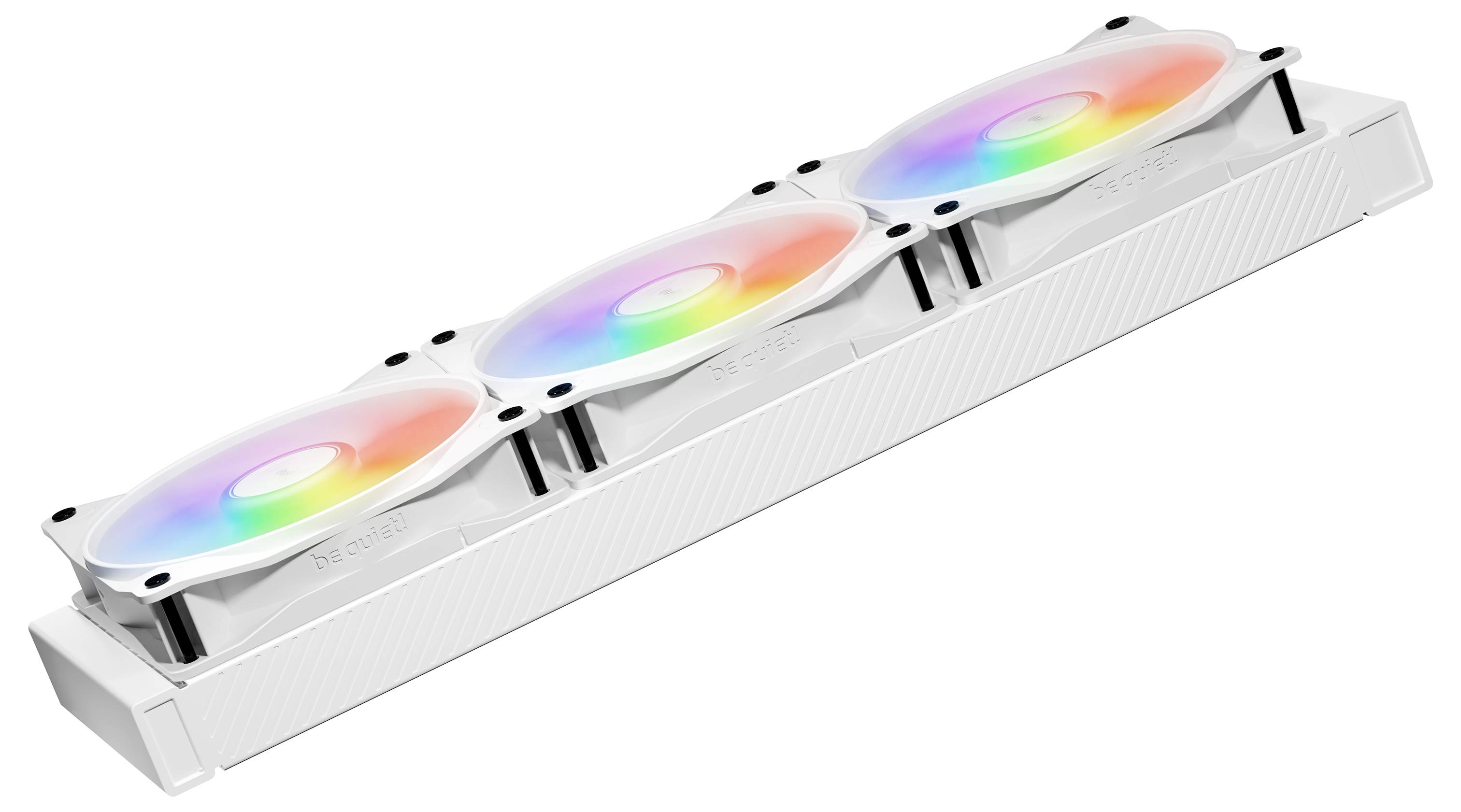 BeQuiet LIGHT WINGS LX 120mm PWM high-speed White Triple-Pack PC-Gehäuse-Lüfter Weiß (B x H x T) 120 x 120 x 25mm inkl