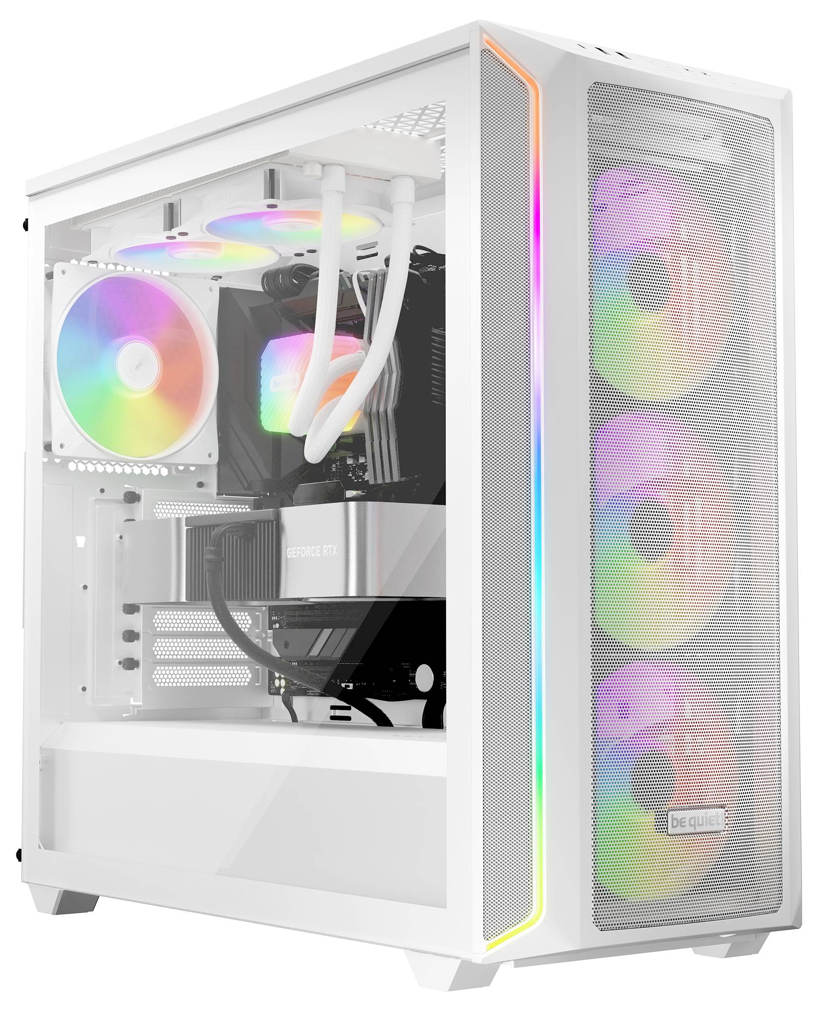 BeQuiet LIGHT WINGS LX 140mm PWM high-speed White Triple-Pack PC-Gehäuse-Lüfter Weiß (B x H x T) 140 x 140 x 25mm inkl