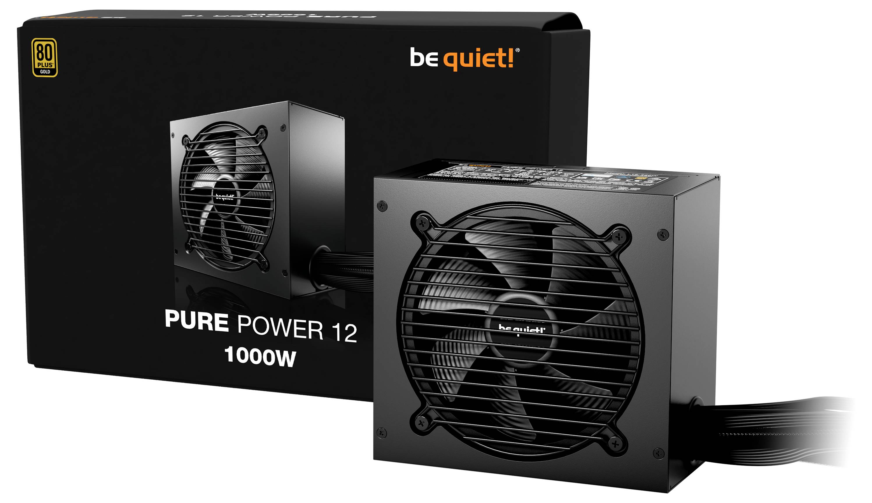 BeQuiet PURE POWER 12 1000W PC Netzteil 1000W ATX 80PLUS® Gold