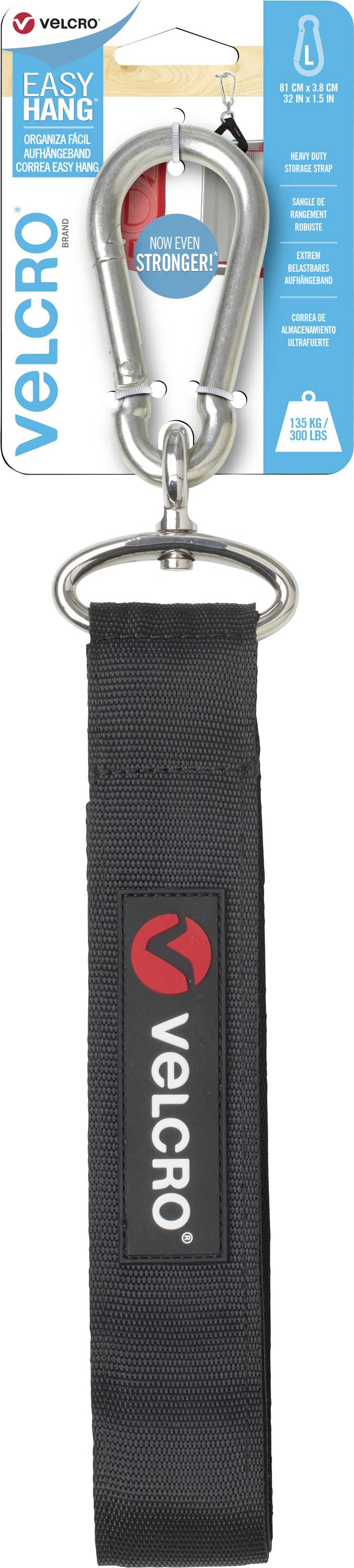 VELCRO® Klett-Gurt mit Gurt extrastark (L x B) 813mm x 25mm Schwarz 1St.