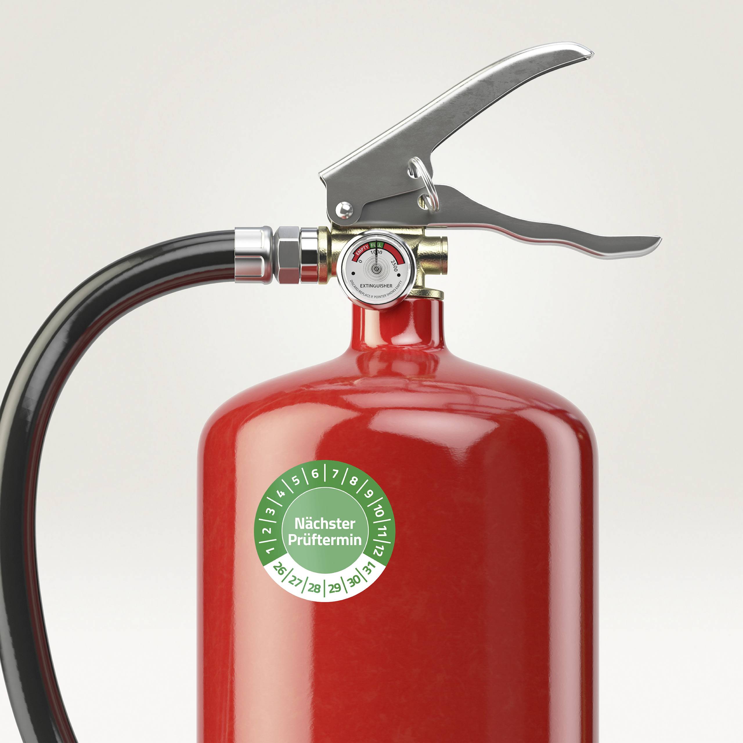 Avery-Zweckform 6990-2026 Prüfplakette Grün Folie selbstklebend (Ø) 30mm 30mm 80St.