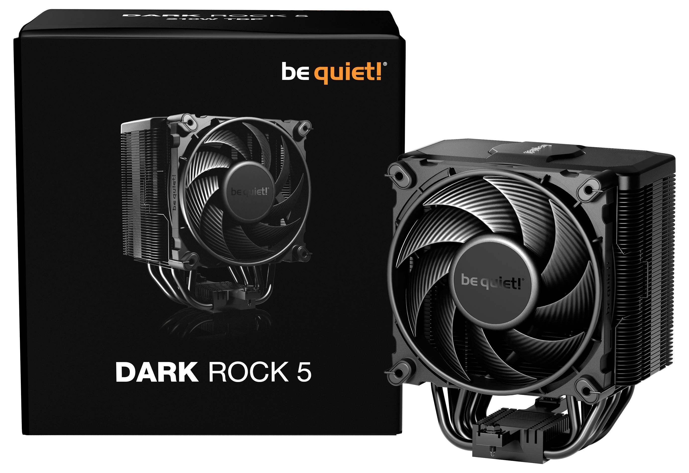 BeQuiet DARK ROCK 5 CPU-Kühler mit Lüfter AMD® AM4, AMD® AM5, Intel® LGA 1150, Intel® LGA 1151, Intel® LGA 1151-V2, Intel® LGA