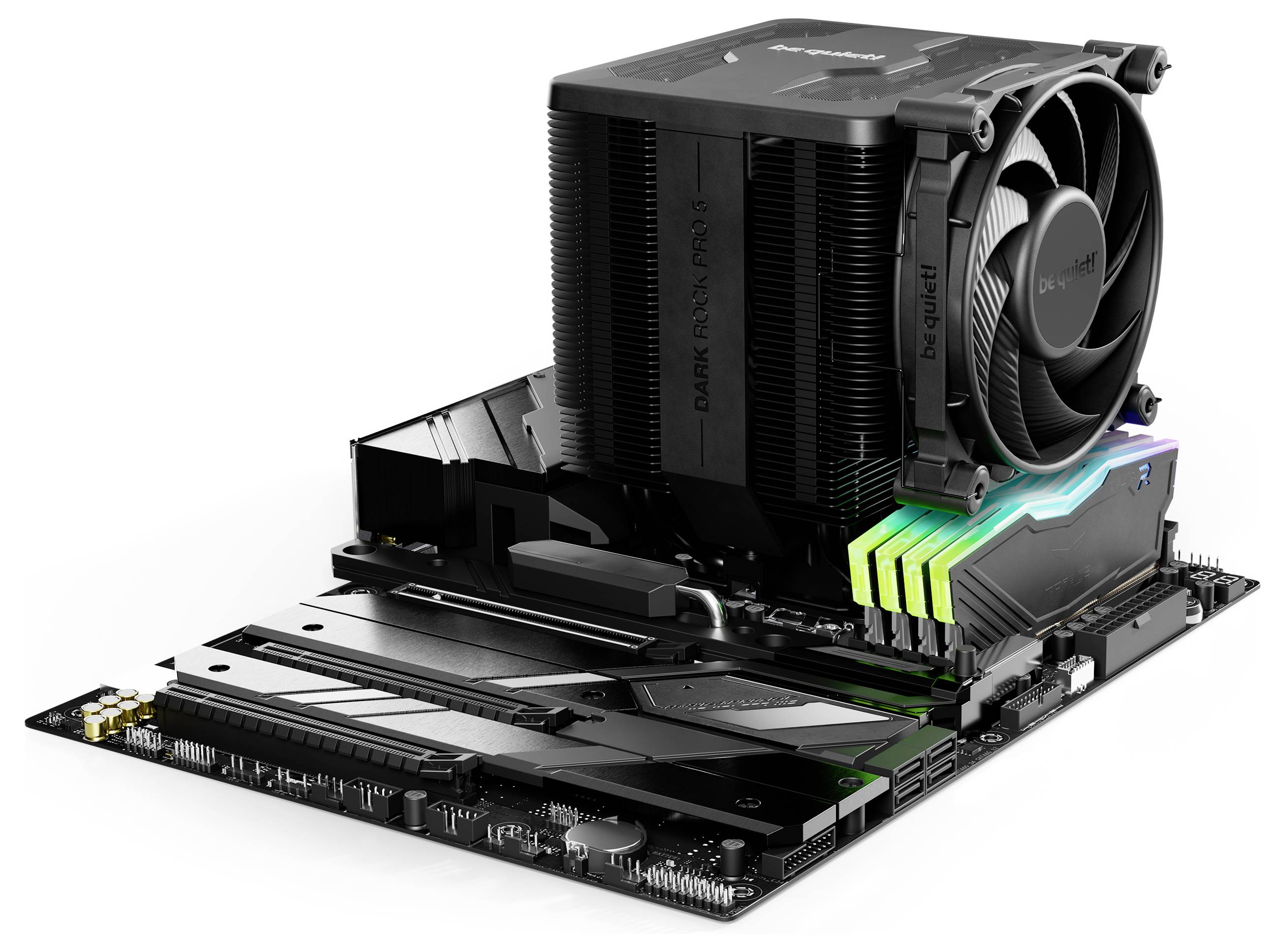 BeQuiet DARK ROCK PRO 5 CPU-Kühler mit Lüfter AMD® AM4, AMD® AM5, Intel® LGA 1150, Intel® LGA 1151, Intel® LGA 1151-V2, Intel®