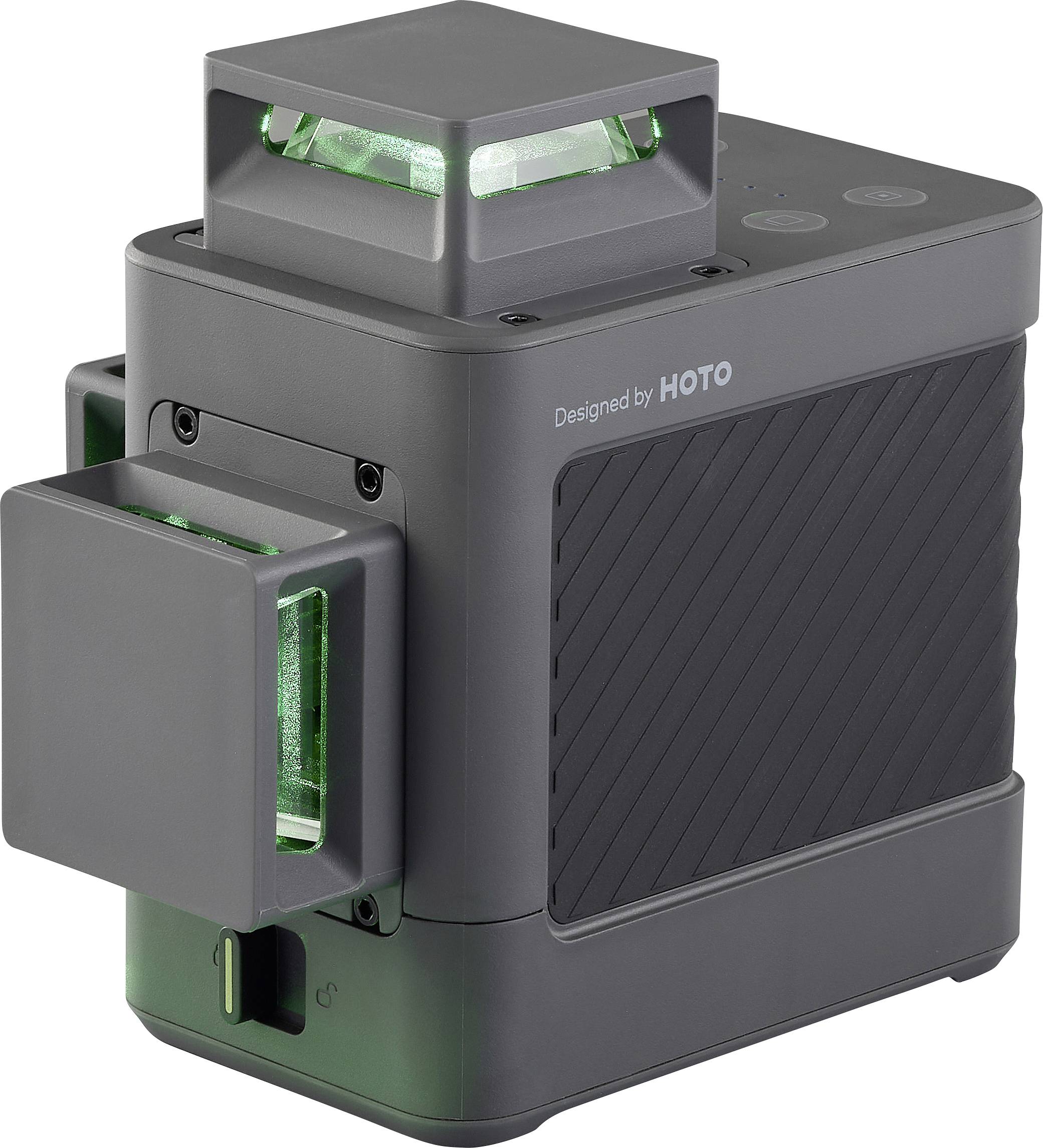 HOTO QWFGJ002 Kreuzlinienlaser grüner Laser Reichweite (max.): 30m