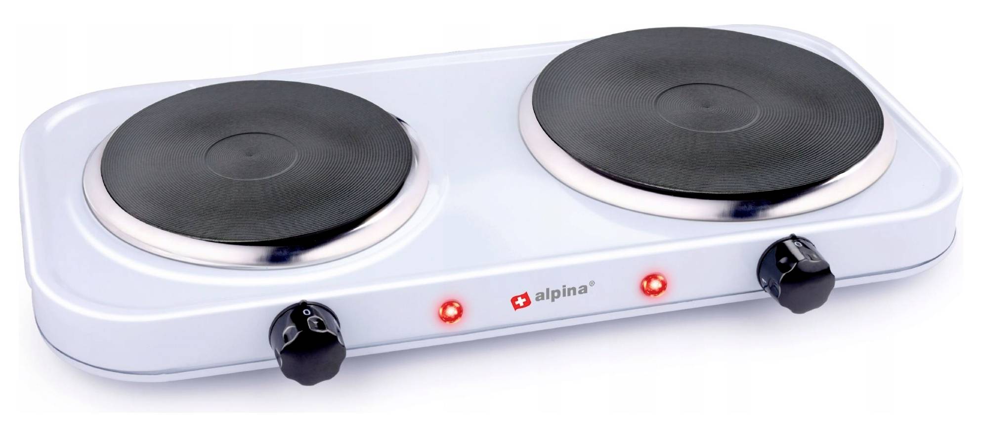 Alpina Switzerland 871125226527 Doppel-Kochplatte