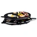 Alpina Switzerland 871125218240 Raclette 8Pfännchen, Antihaftbeschichtung, Kontrollleuchte Schwarz Alpina Switzerland 871125218240 Raclette 8Pfännchen, Antihaftbeschichtung, Kontrollleuchte Schwarz