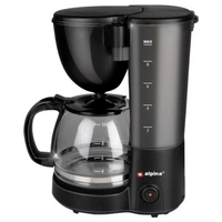 Alpina Switzerland 871125218102 Kaffeemaschine Schwarz Fassungsvermögen Tassen=12 Glaskanne Alpina Switzerland 871125218102 Kaffeemaschine Schwarz Fassungsvermögen Tassen=12 Glaskanne