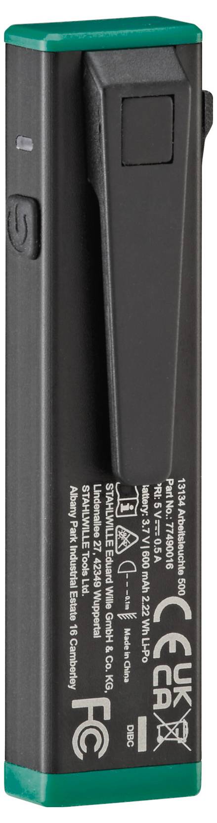 Stahlwille 77490016 13134 Arbeitsleuchte 500 Arbeitsleuchte 8W 500lm