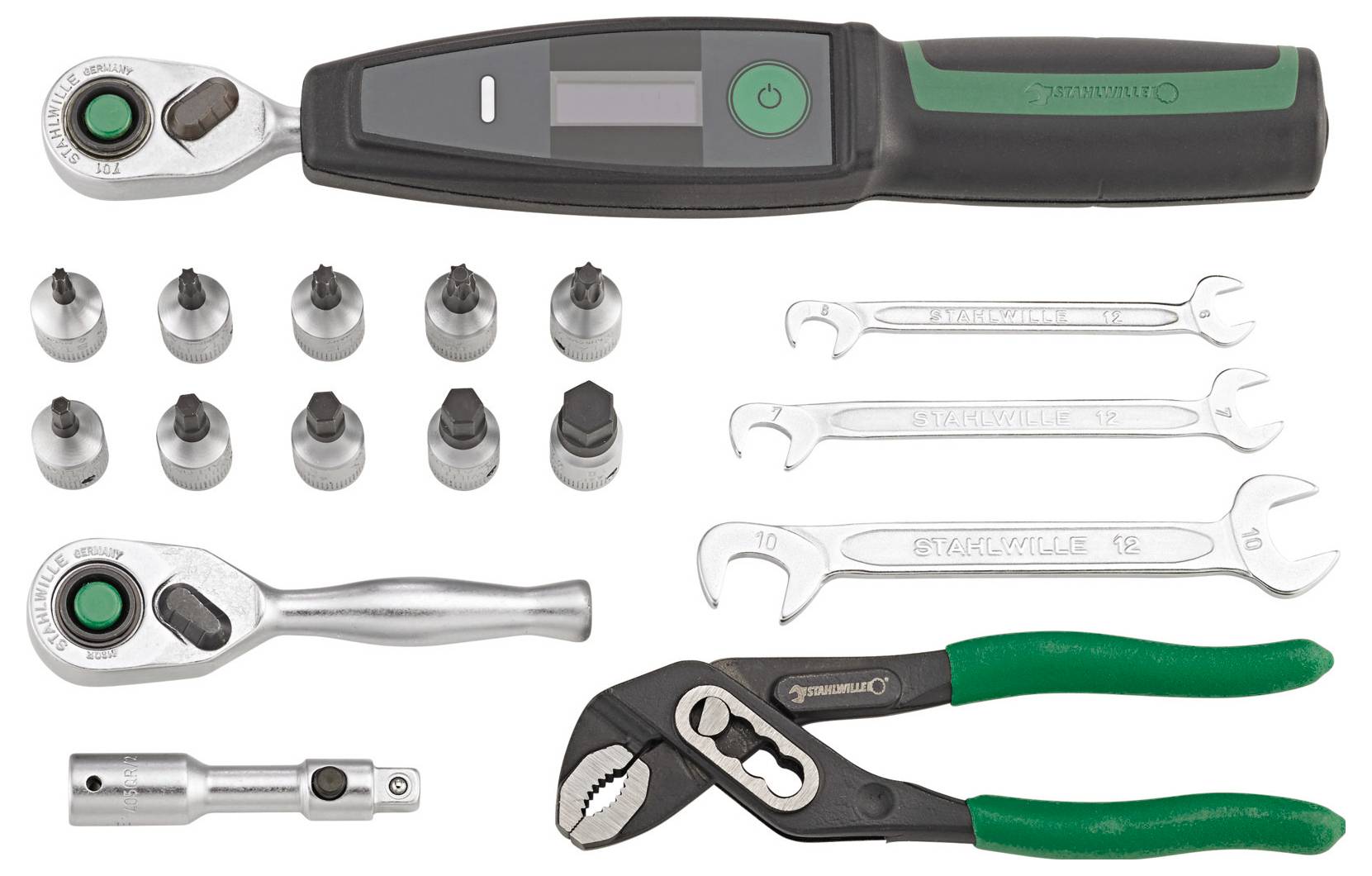 Stahlwille Rad-Set 701 Fahrrad Werkzeug mit Satteltasche