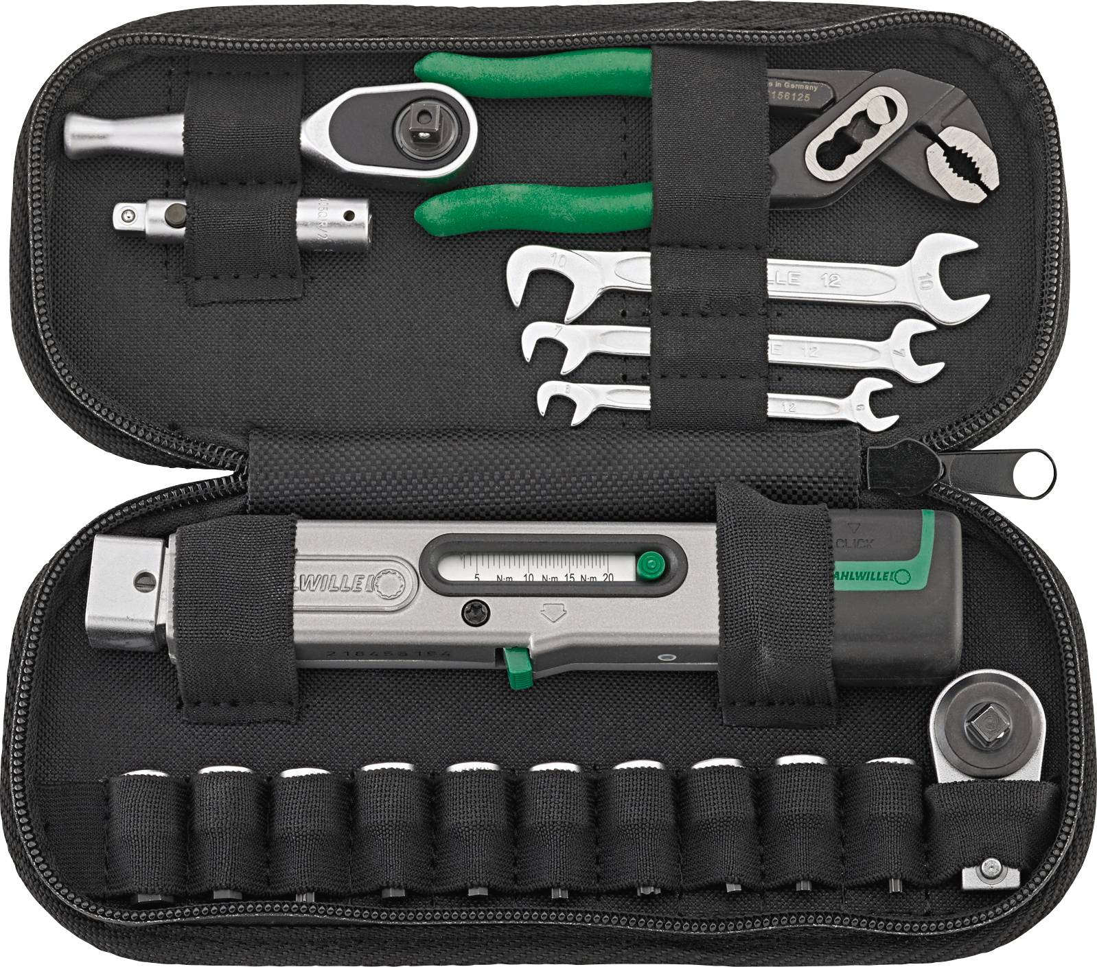 Stahlwille Rad-Set 730/2 Fahrrad Werkzeug mit Satteltasche