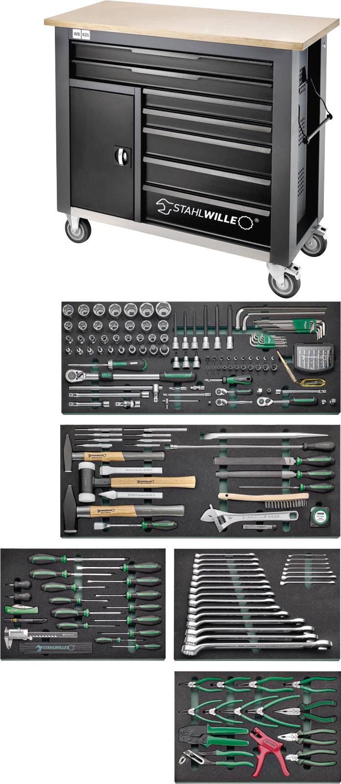 Stahlwille WB 621/238QR 98830204 Werkzeugset