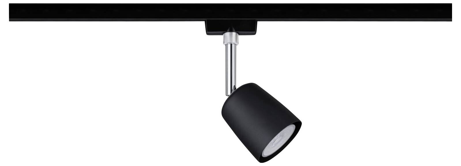 Paulmann 41303 Hochvolt-Schienensystem-Set URail GU10 10W LED Schwarz (matt), Chrom