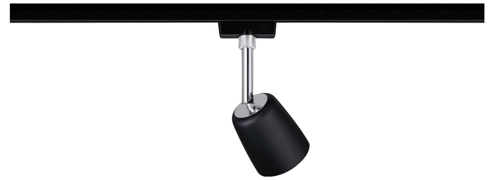 Paulmann 41303 Hochvolt-Schienensystem-Set URail GU10 10W LED Schwarz (matt), Chrom