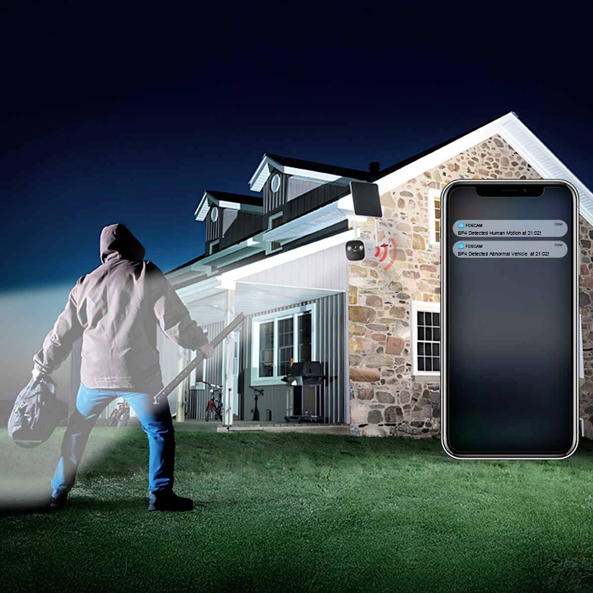 Foscam BP4 BP4 WLAN IP Überwachungskamera 2560 x 1440 Pixel