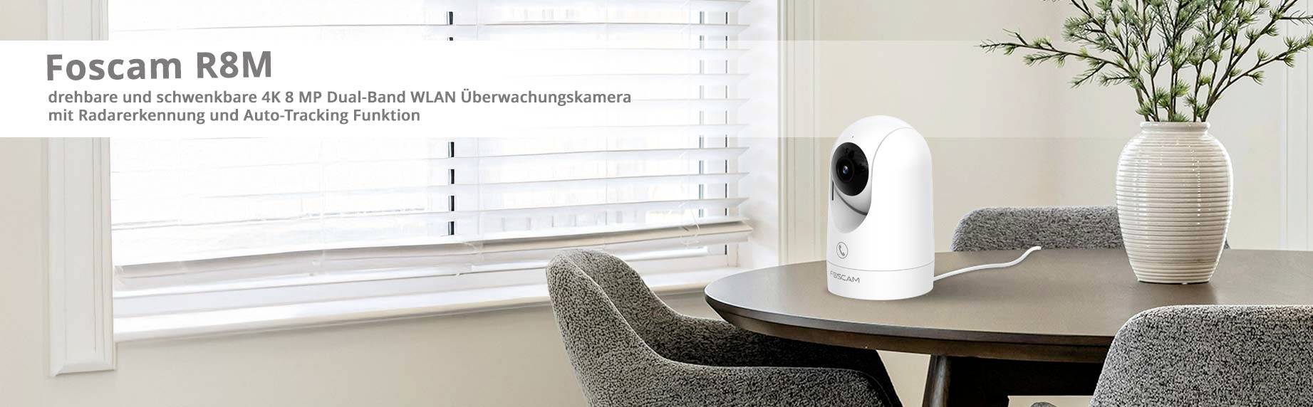 Foscam R8M R8M Bluetooth®, WLAN IP Überwachungskamera 3840 x 2160 Pixel
