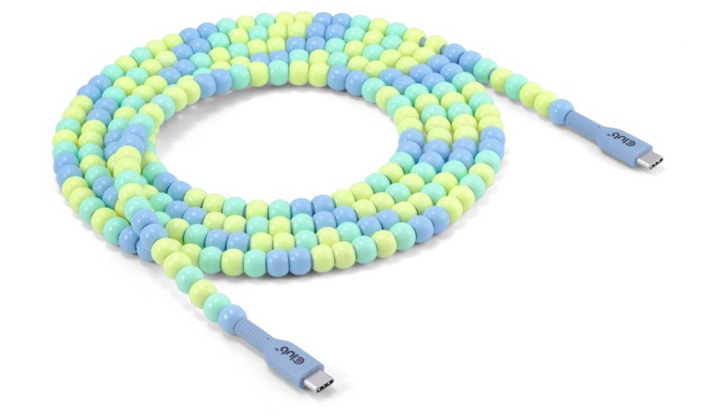 Club3D CAC-3011 USB-C® Adapter [1x USB-C® Stecker - 1x USB-C® Stecker] Blau 2m