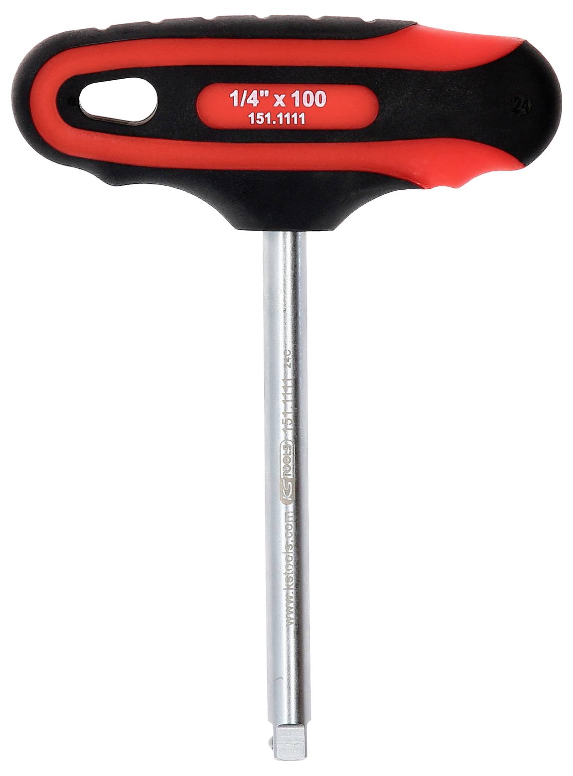 KS Tools 1/4" Vierkant-T-Griff, kurz Vierkant-Schraubendreher