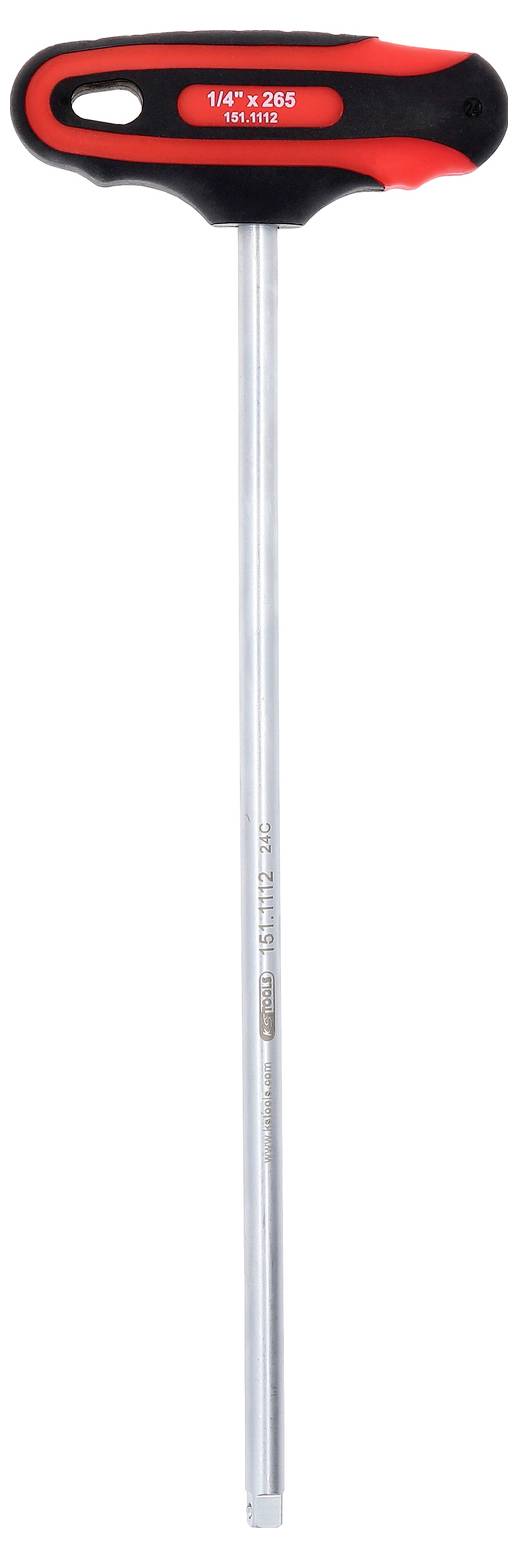 KS Tools 1/4" Vierkant-T-Griff, lang Vierkant-Schraubendreher