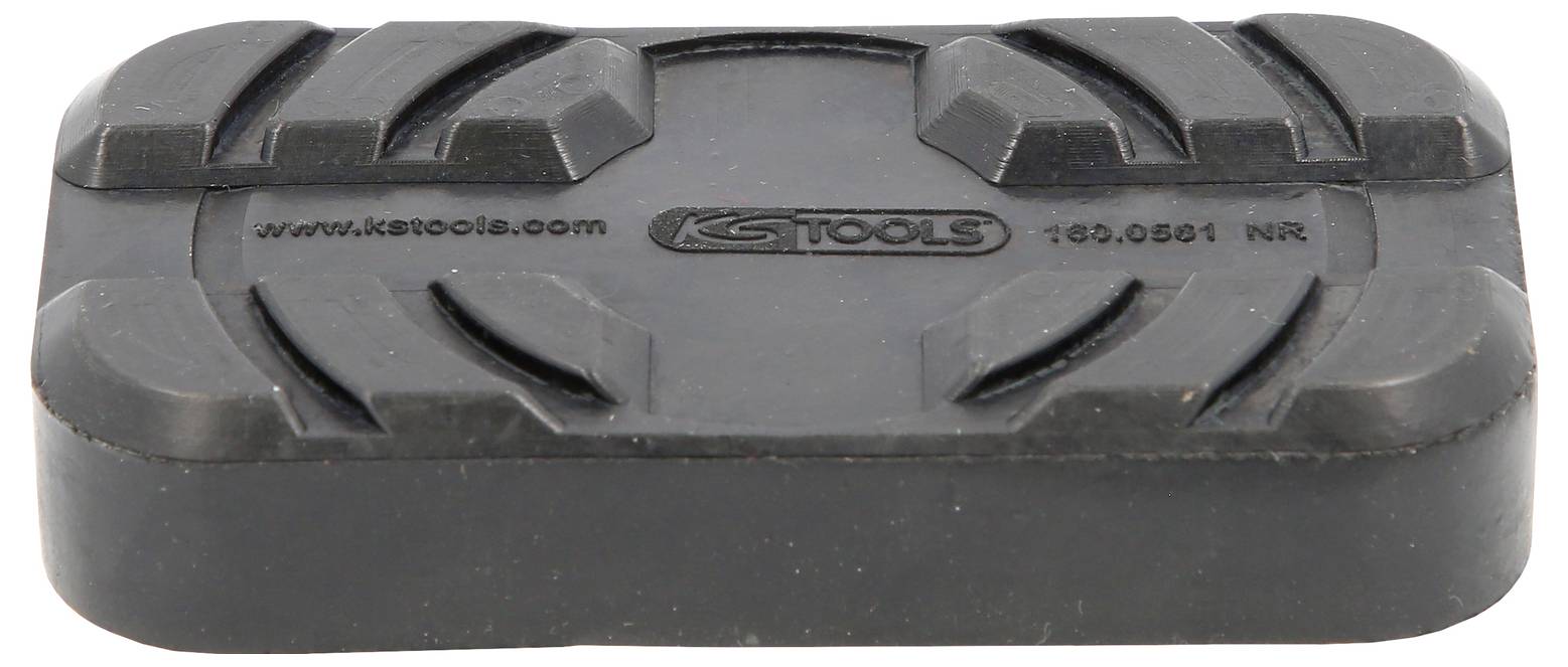 Gummipad mit geriffeltem Muster, beschriftet mit 'KS Tools'.