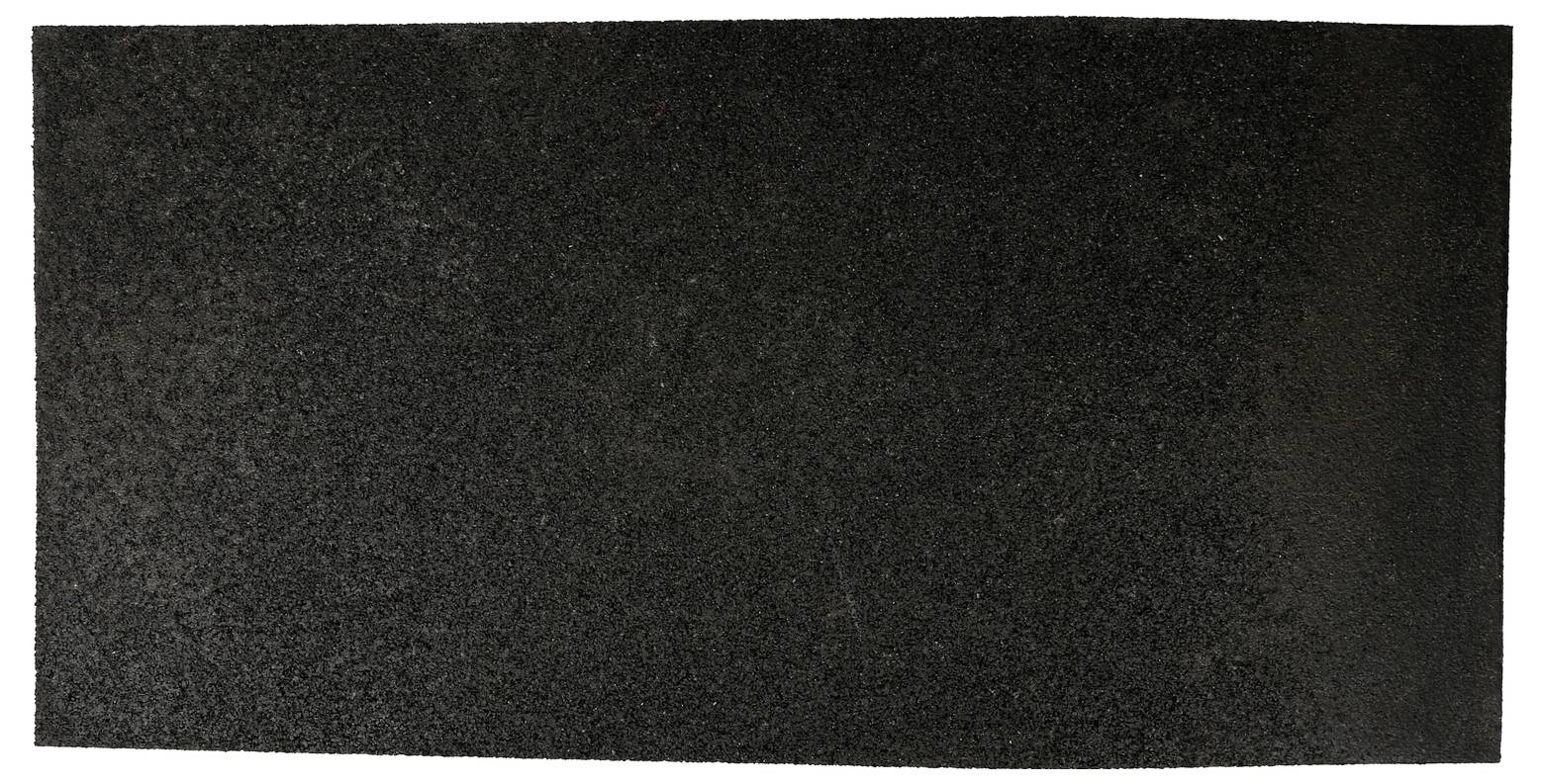 Eine rechteckige, schwarze Texturfläche ohne erkennbare Muster oder Details.