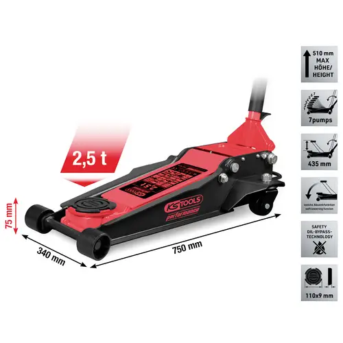 KS Tools Hydraulischer Wagenheber KS Tools Hydraulischer Wagenheber