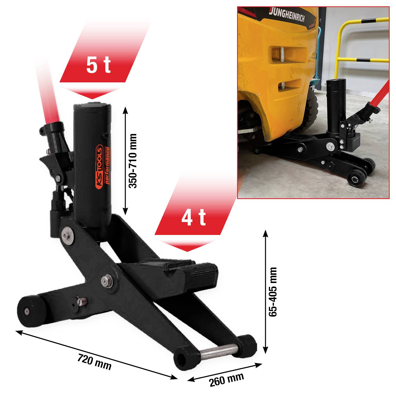 KS Tools Hydraulischer Wagenheber