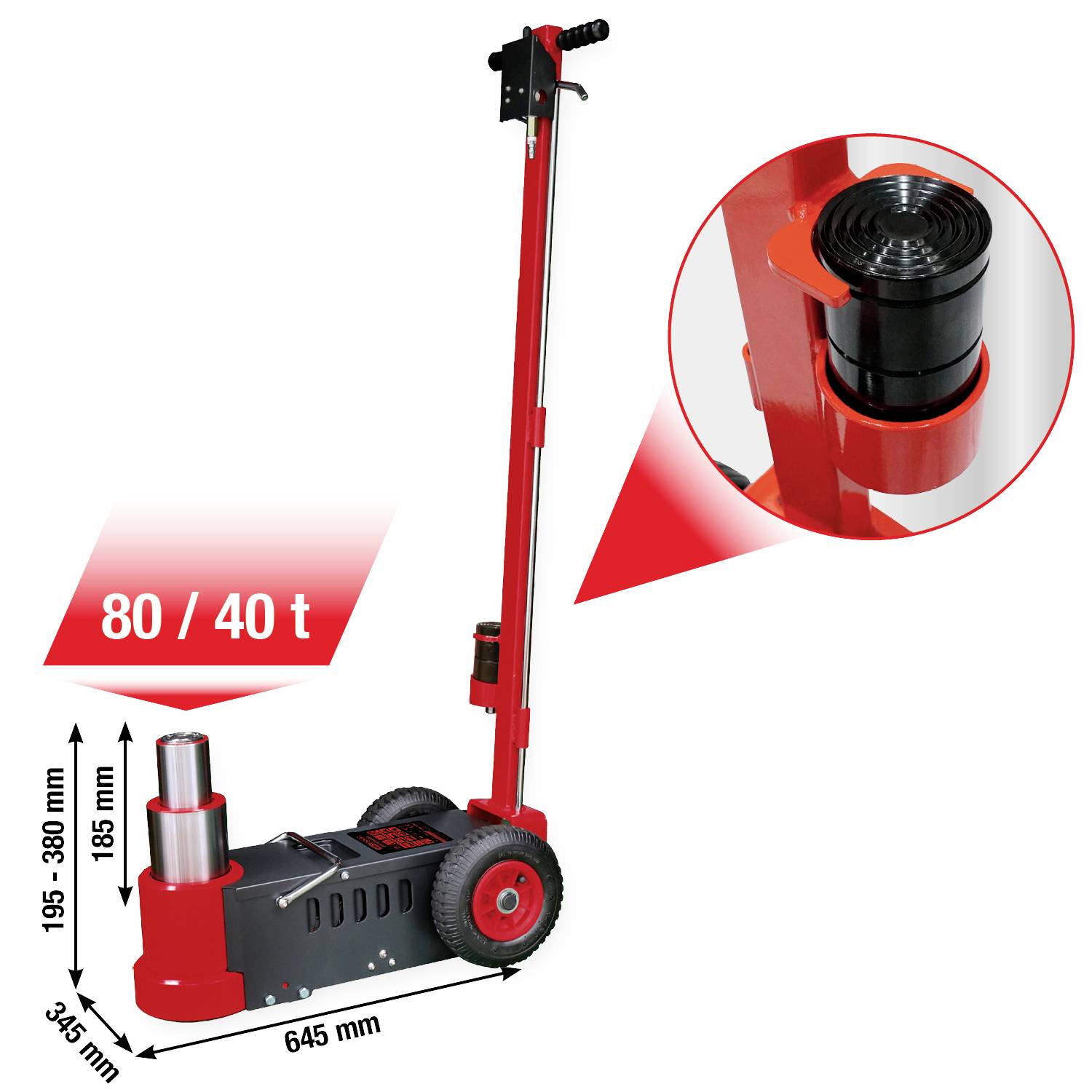 KS Tools Lufthydraulischer Wagenheber