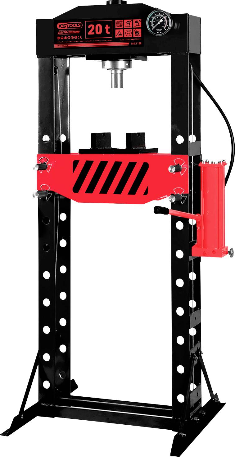 KS Tools performance Hydraulik-Werkstattpresse, 2 Hydraulische Presse